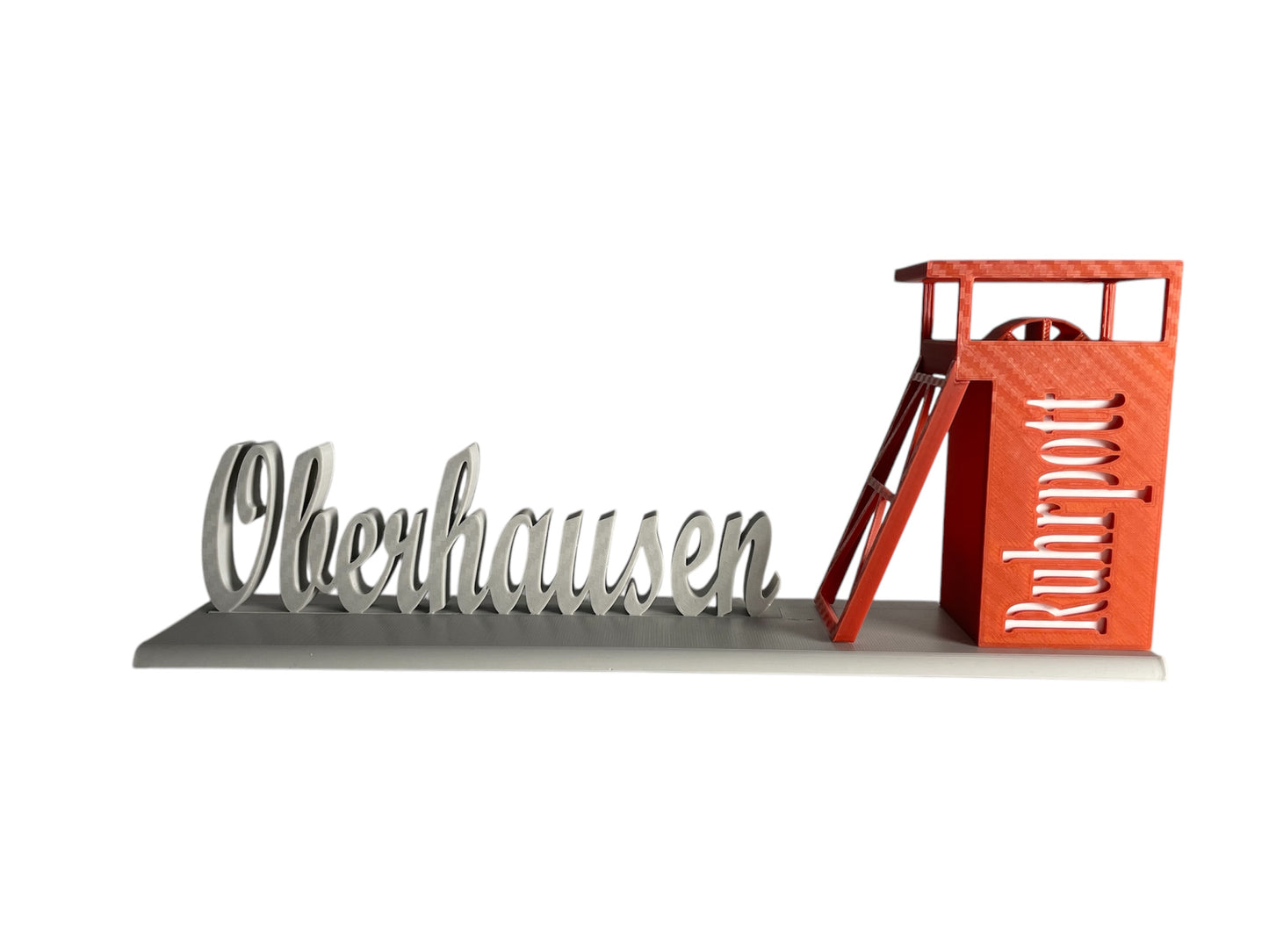 Dat Oberhausenteil mit Förderturm LED-Teelichthalter