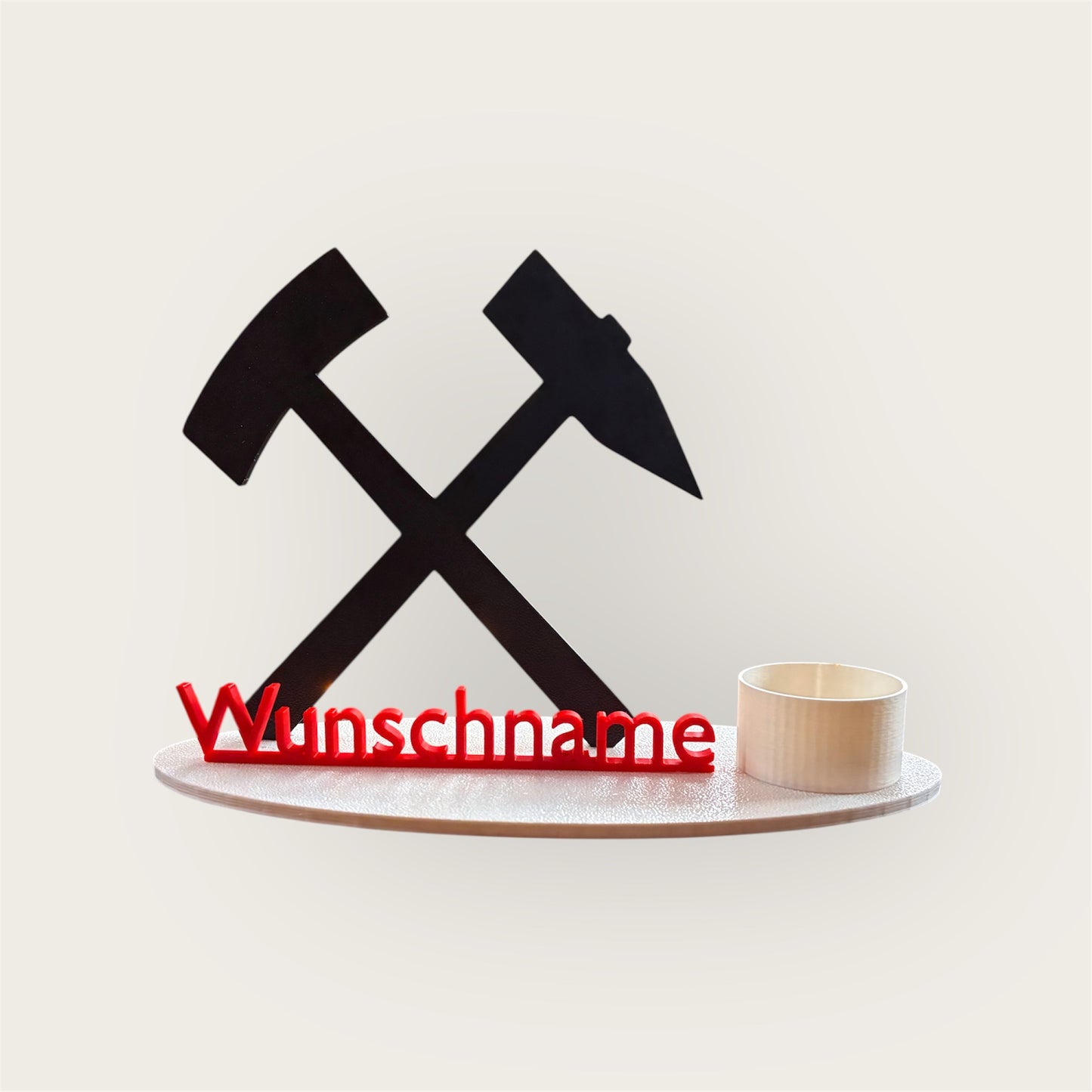 Teelichthalter personalisiert