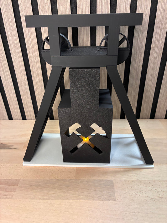Zechen-Teelichthalter-Bergbau-Design