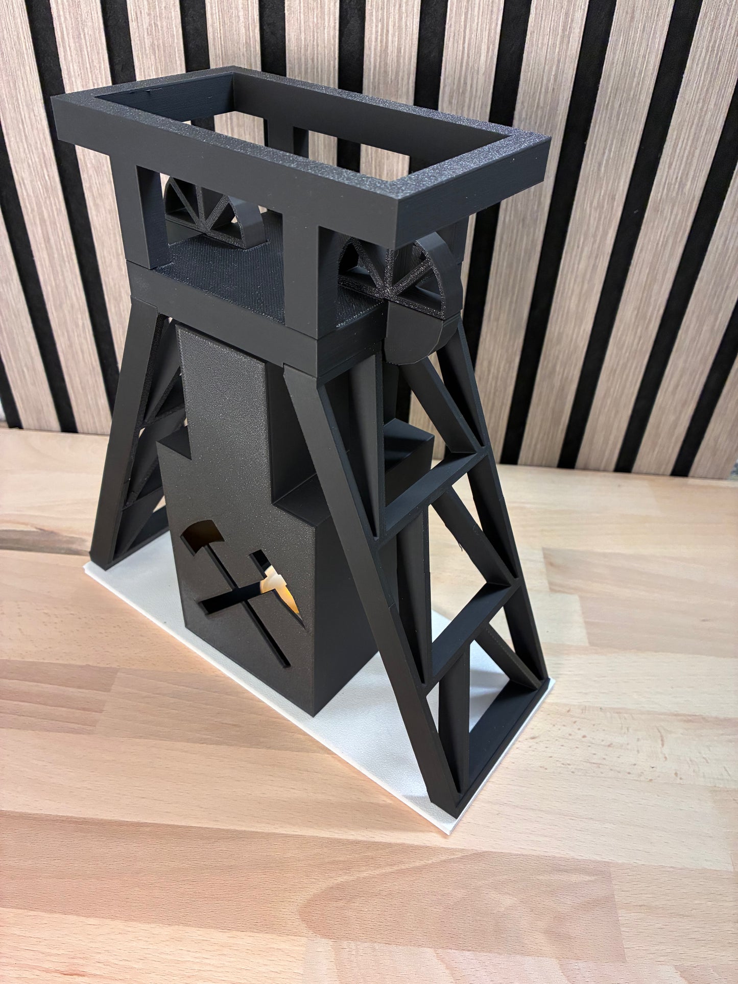 Zechen-Teelichthalter-Bergbau-Design