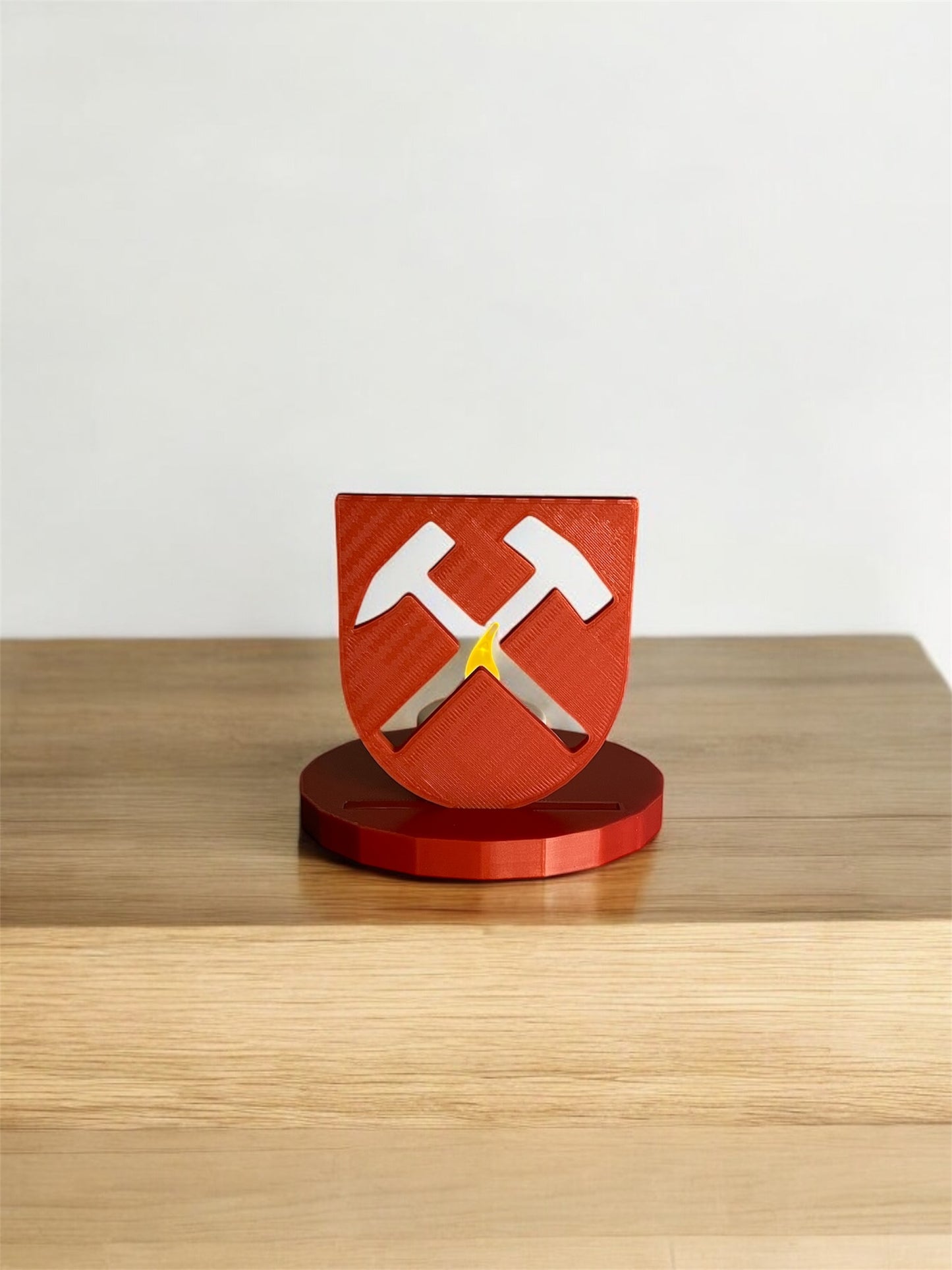 Teelichthalter "Eisen & Schlägel"